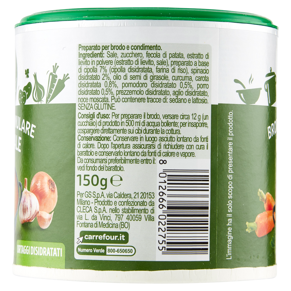 Carrefour Classic Brodo Granulare Vegetale 150 g