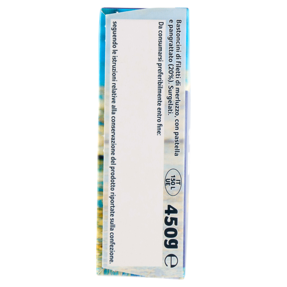 Capitan Findus 18 Bastoncini con 100% Filetti di Merluzzo 450 g