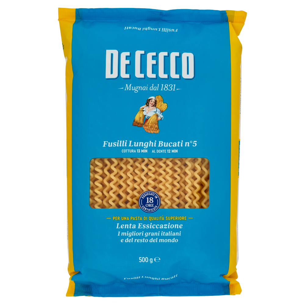 De Cecco Fusilli Lunghi Bucati n&deg;5 500 g