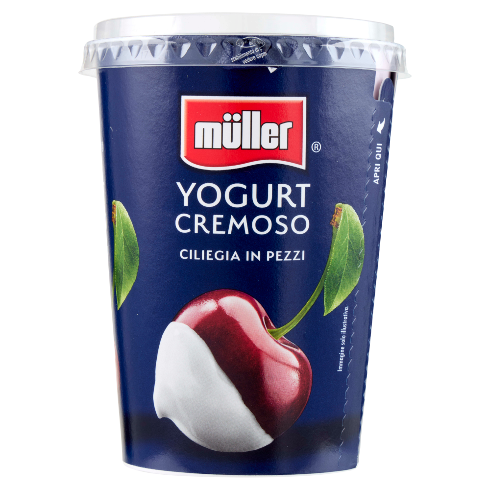 müller Yogurt Cremoso Ciliegia in Pezzi 500 g