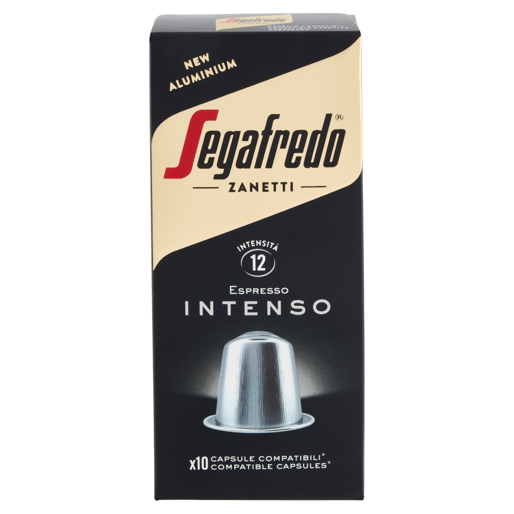 Segafredo Zanetti Espresso Intenso 10 Capsule Compatibili Nespresso* 51 g
