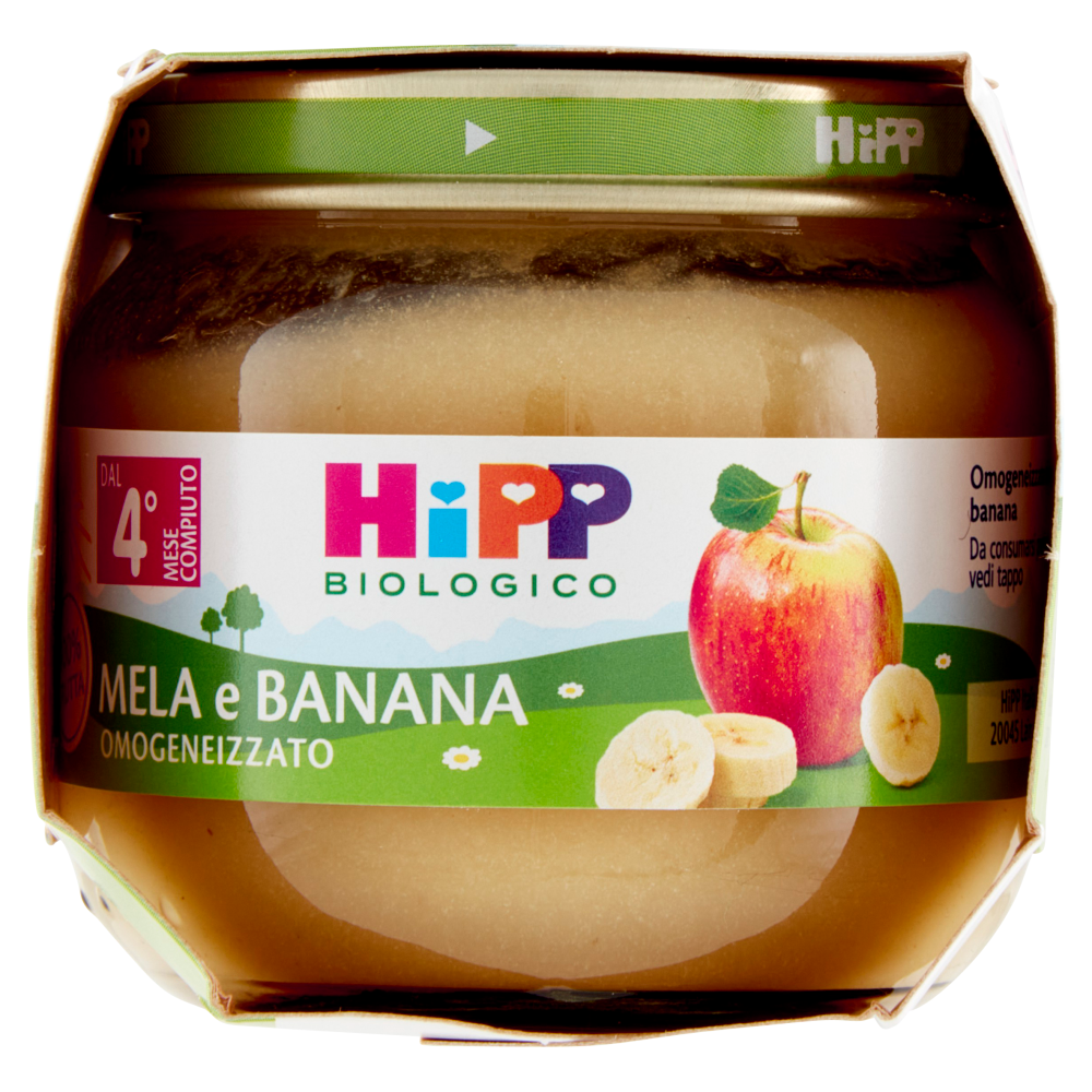 HiPP Biologico Mela e banana Omogeneizzato 2 x 80 g