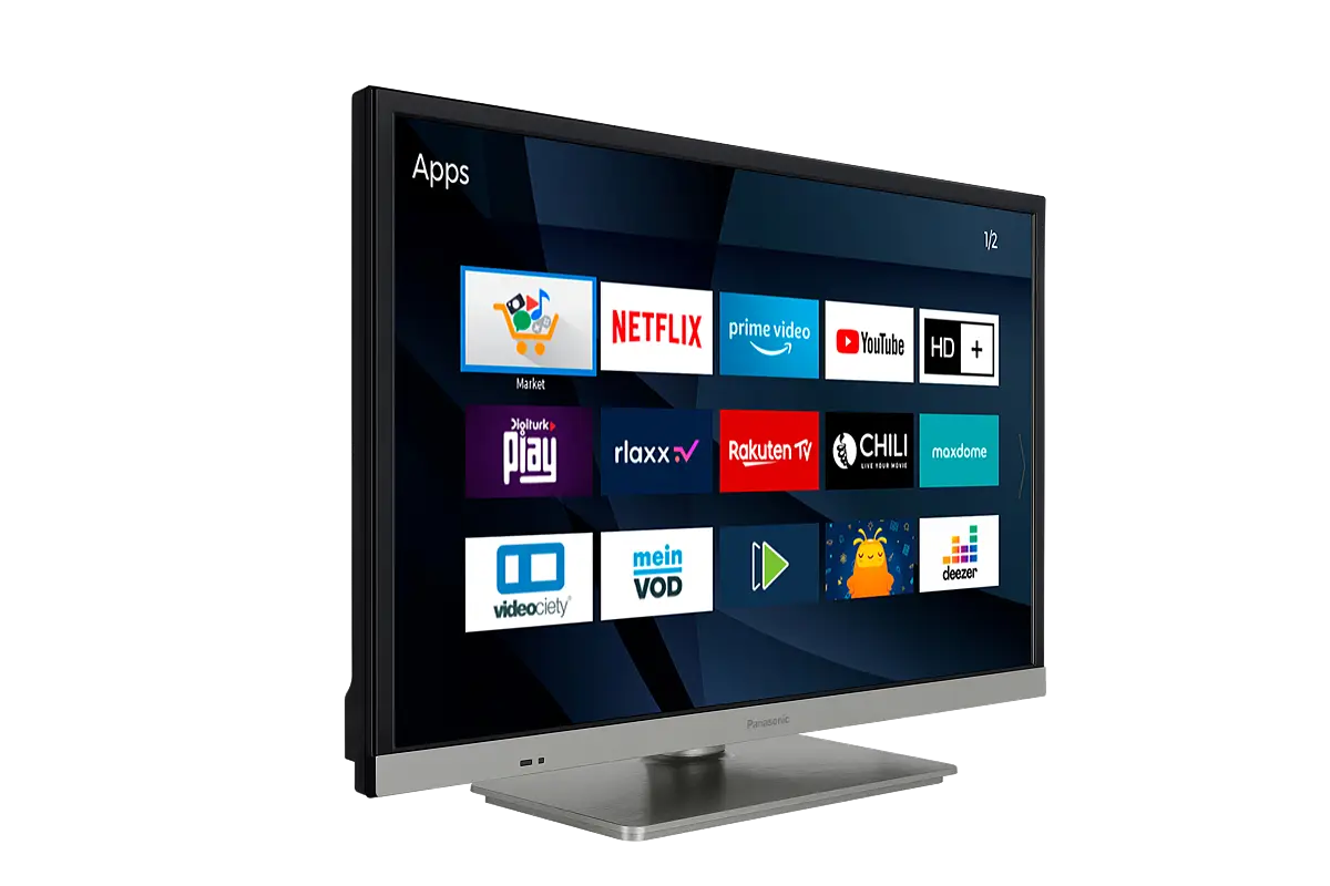 Panasonic TX-24JS350E TV 61 cm (24") HD Smart TV Wi-Fi Nero, Argento