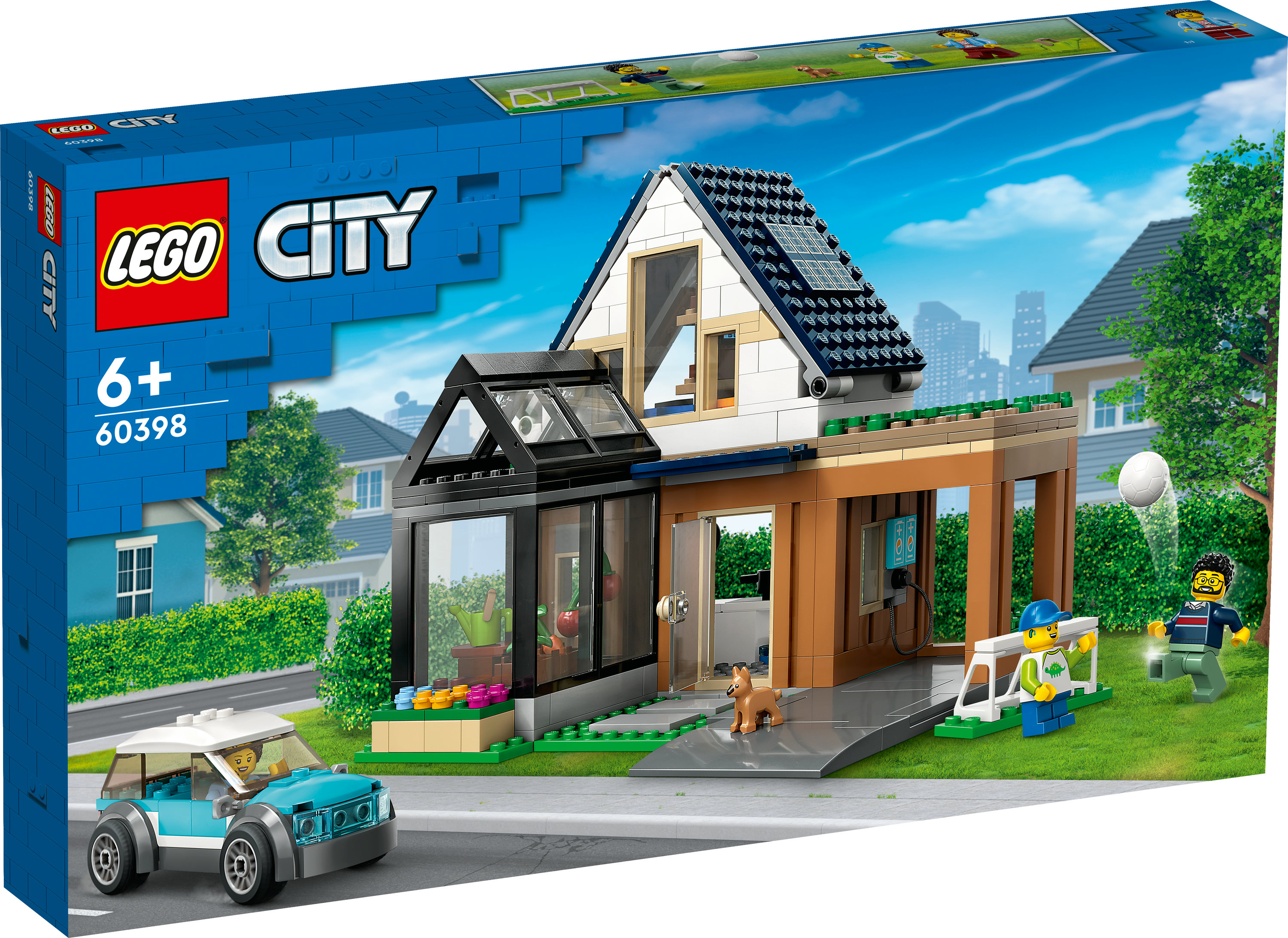 LEGO City Villetta familiare e auto elettrica