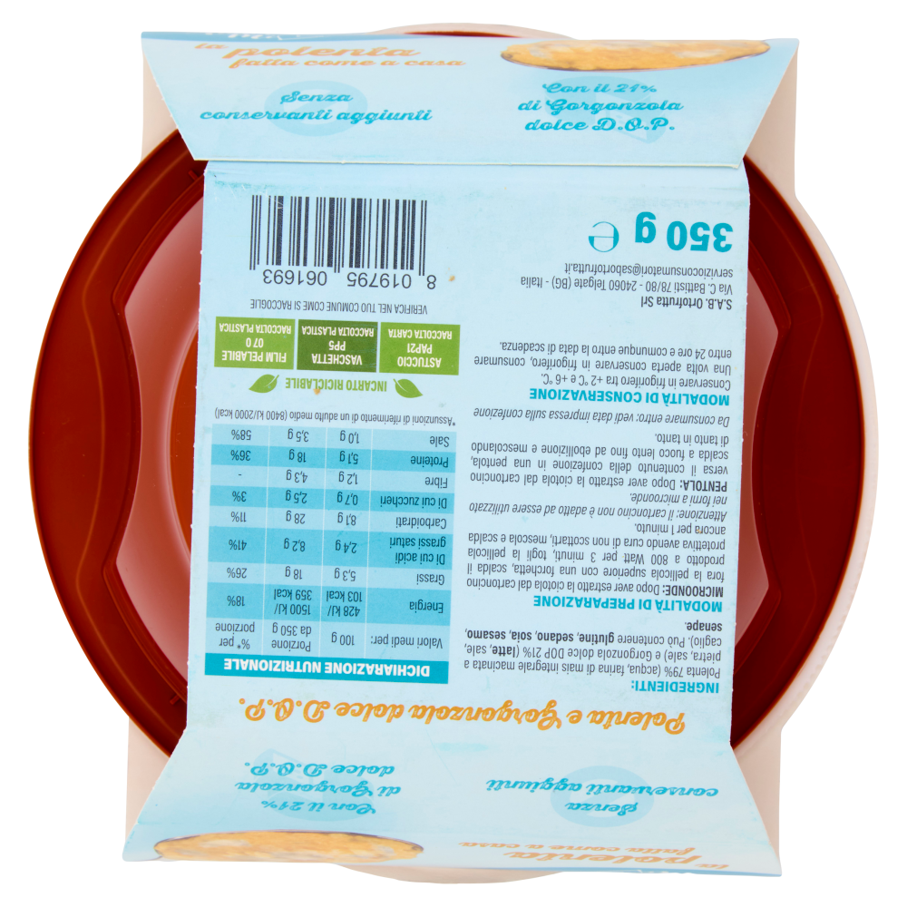 Amor mio Polenta e Gorgonzola dolce D.O.P. 350 g