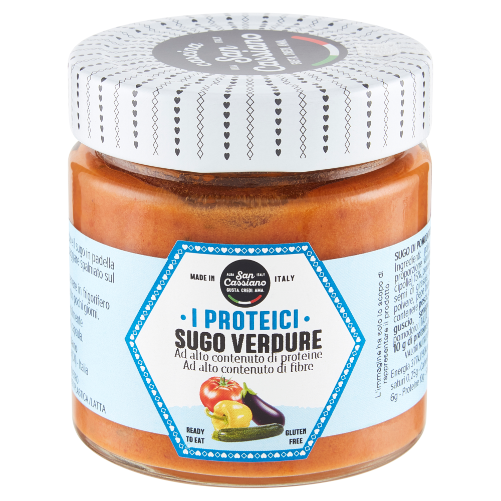 cascina San Cassiano I Proteici Sugo Verdure 190 g