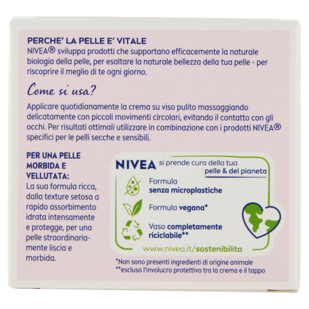 Nivea Crema Giorno Nutriente 24H Idratazione SPF 15 50 ml