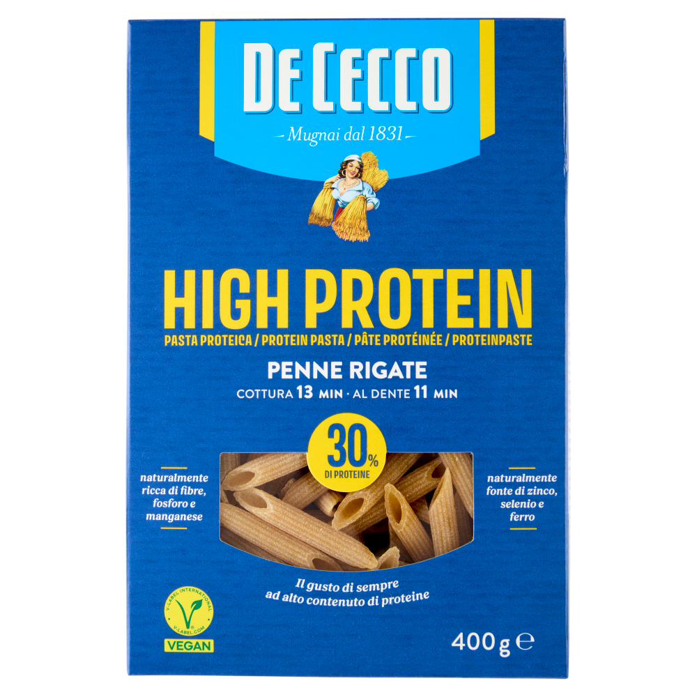 De Cecco High Protein Penne Rigate n° 41 400 g