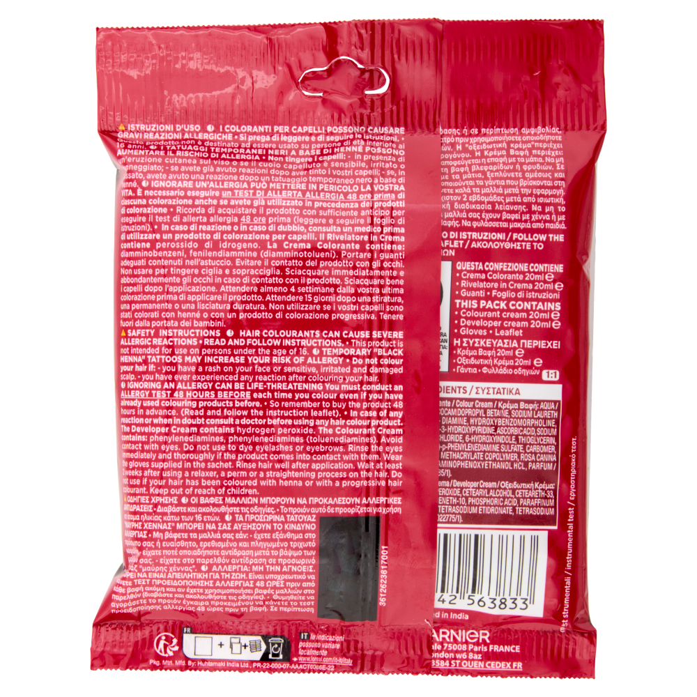 Garnier Color Sensation color retouch Colorazione senza ammoniaca Castano Chiaro