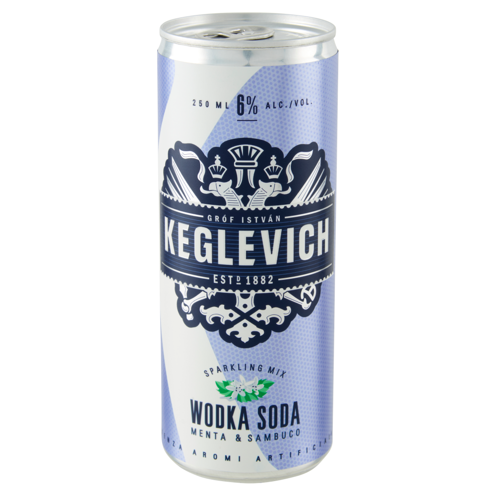 Keglevich Wodka Soda Menta & Sambuco 250 ML
