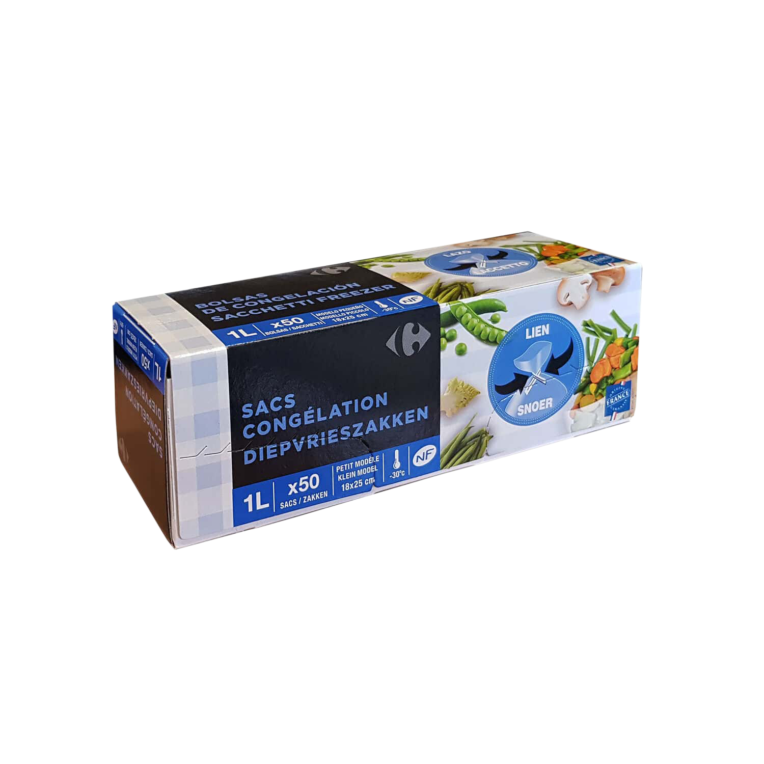 CARREFOUR SACC. GELO ROTOLO PICCOLI 50 PZ