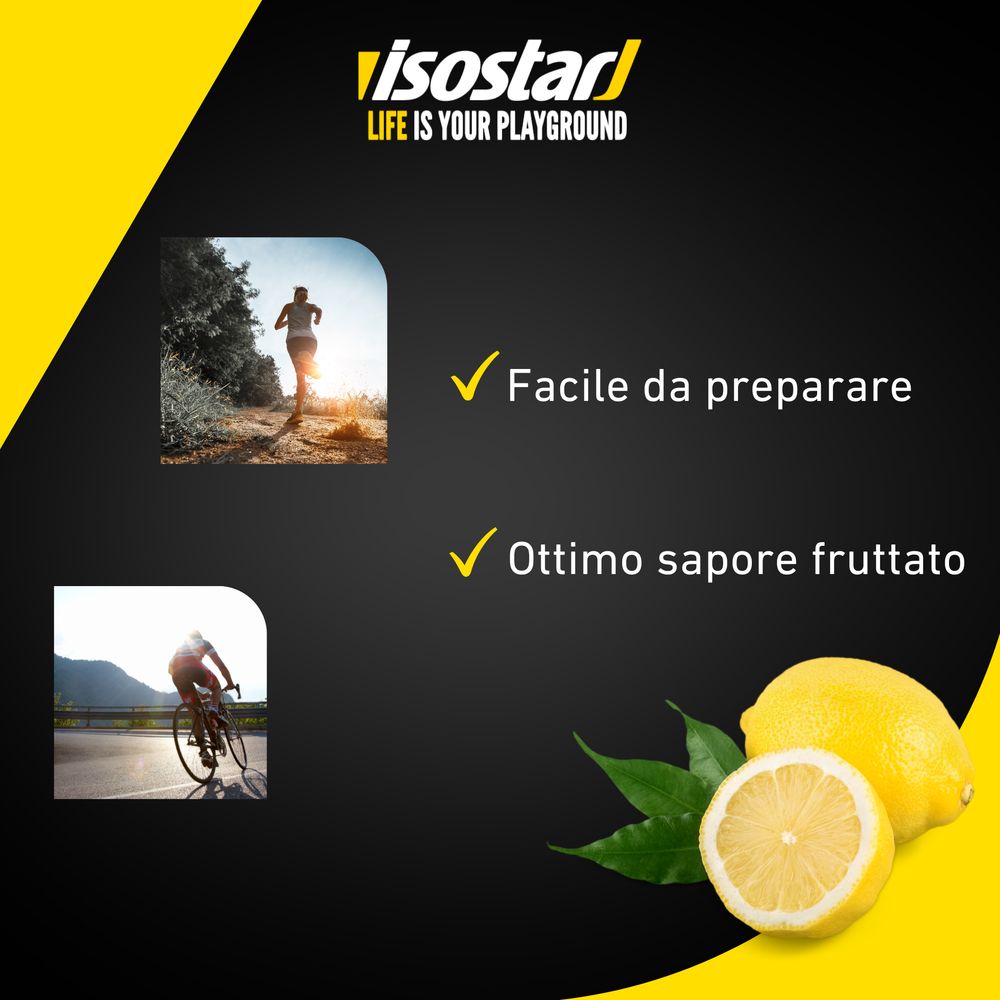 Isostad Hydrate and Perform, Polvere Isotonica gusto Limone - 400g
