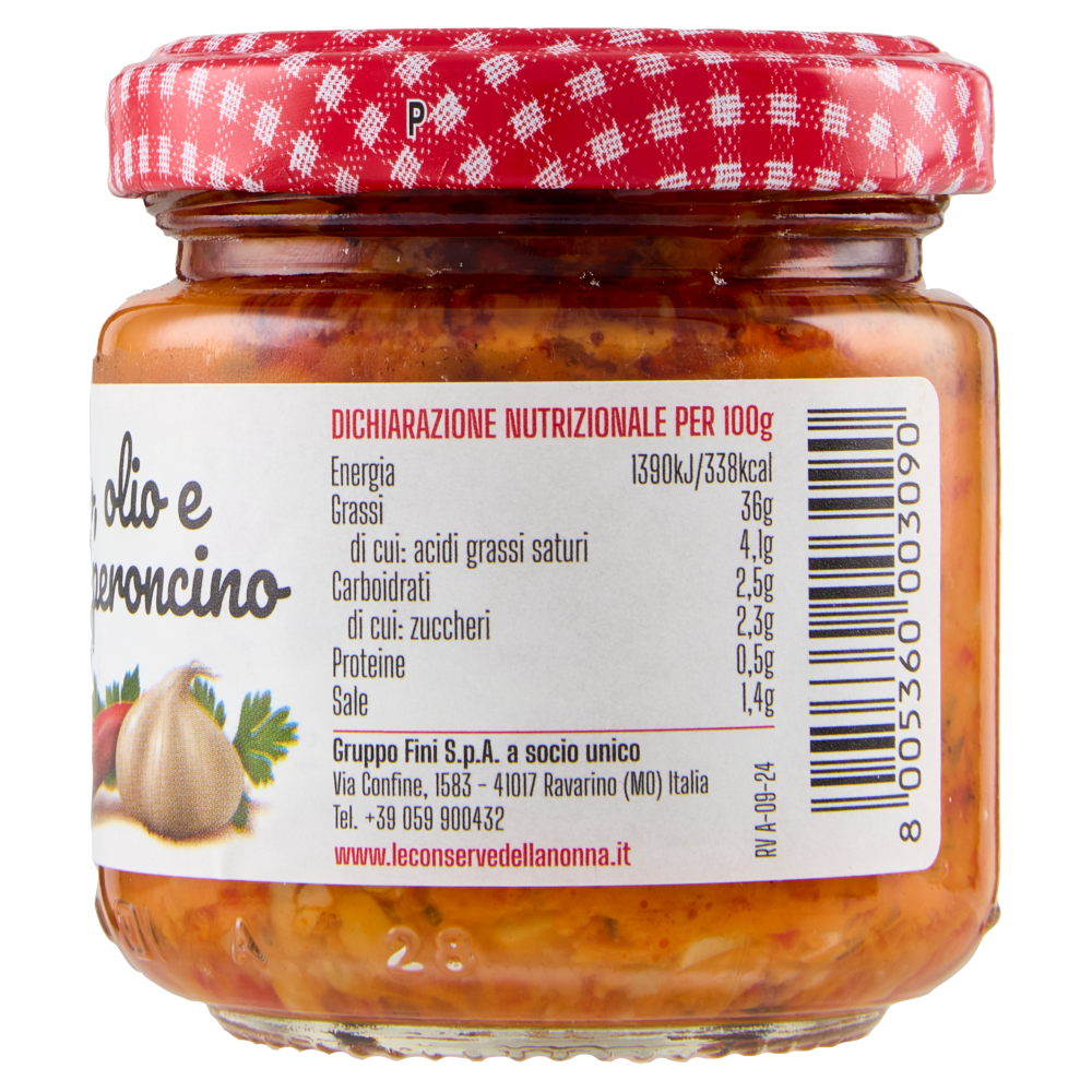 Le Conserve della Nonna Aglio, olio e peperoncino 95 g