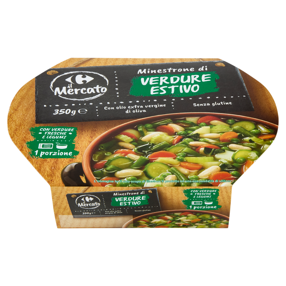 Carrefour il Mercato Minestrone di Verdure Estivo 350 g
