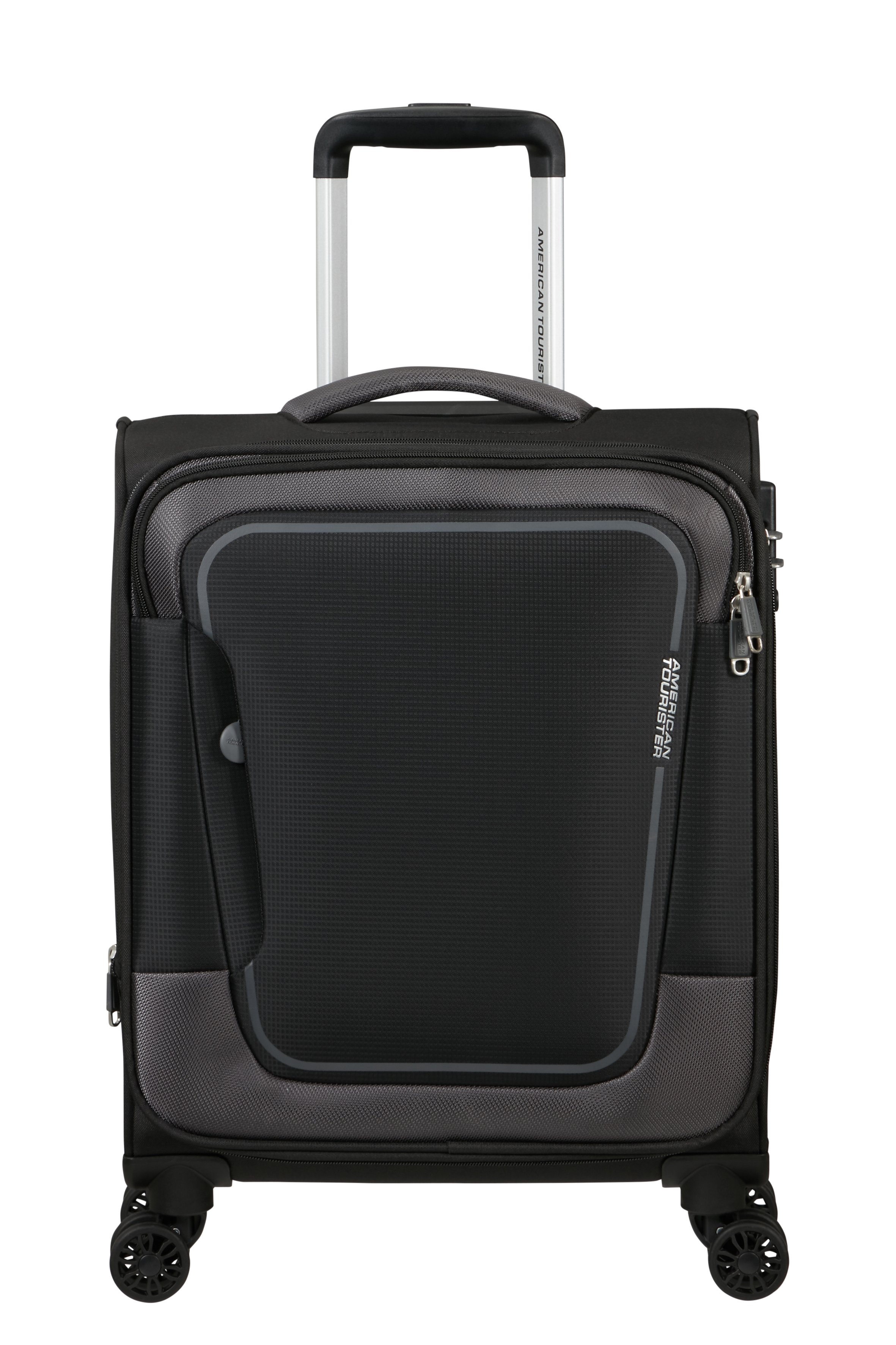 American Tourister 146516-0423 bagaglio Trolley Guscio morbido Nero 35 L Poliestere