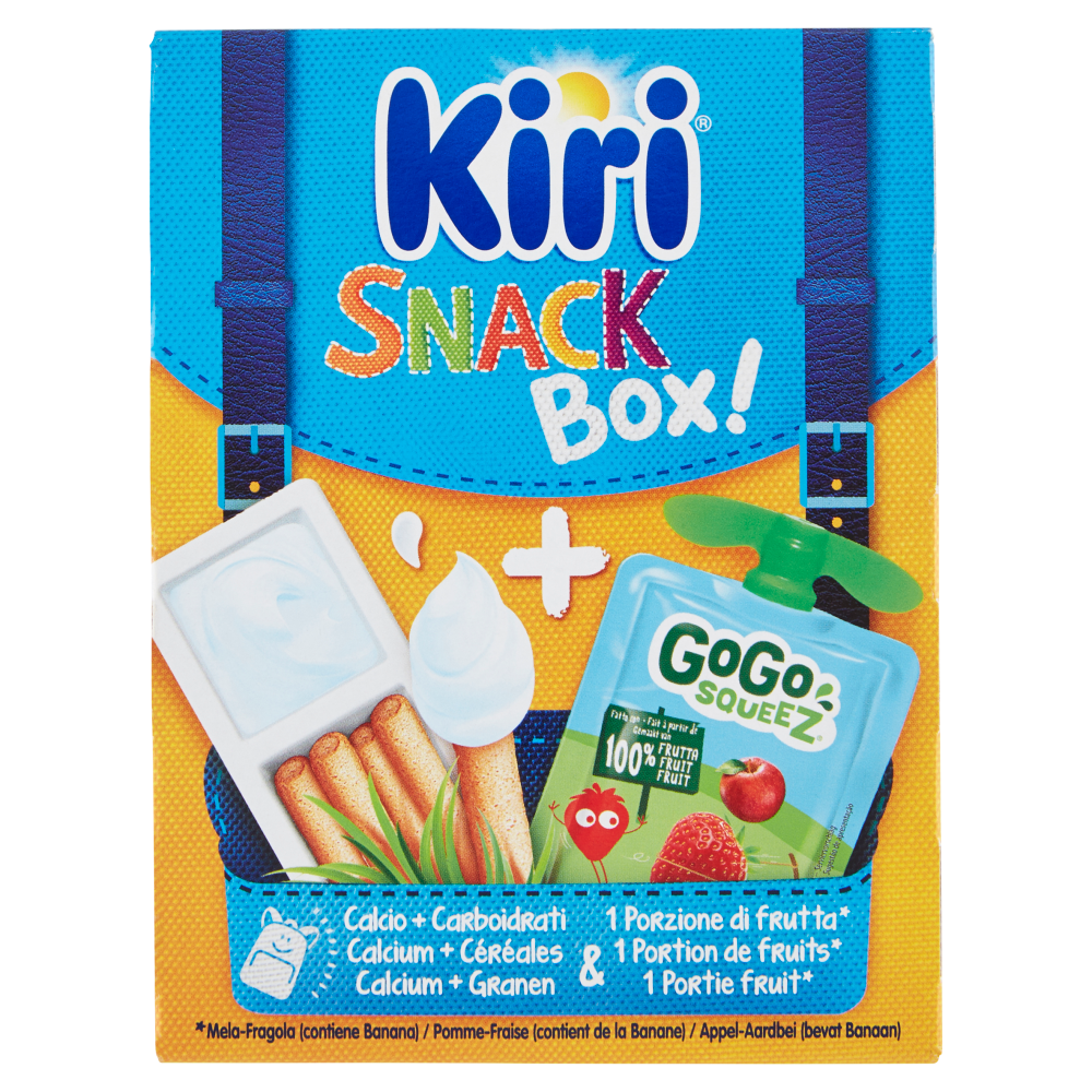 Kiri Snack Box Kiri Dippi + GoGo squeeZ 125 g