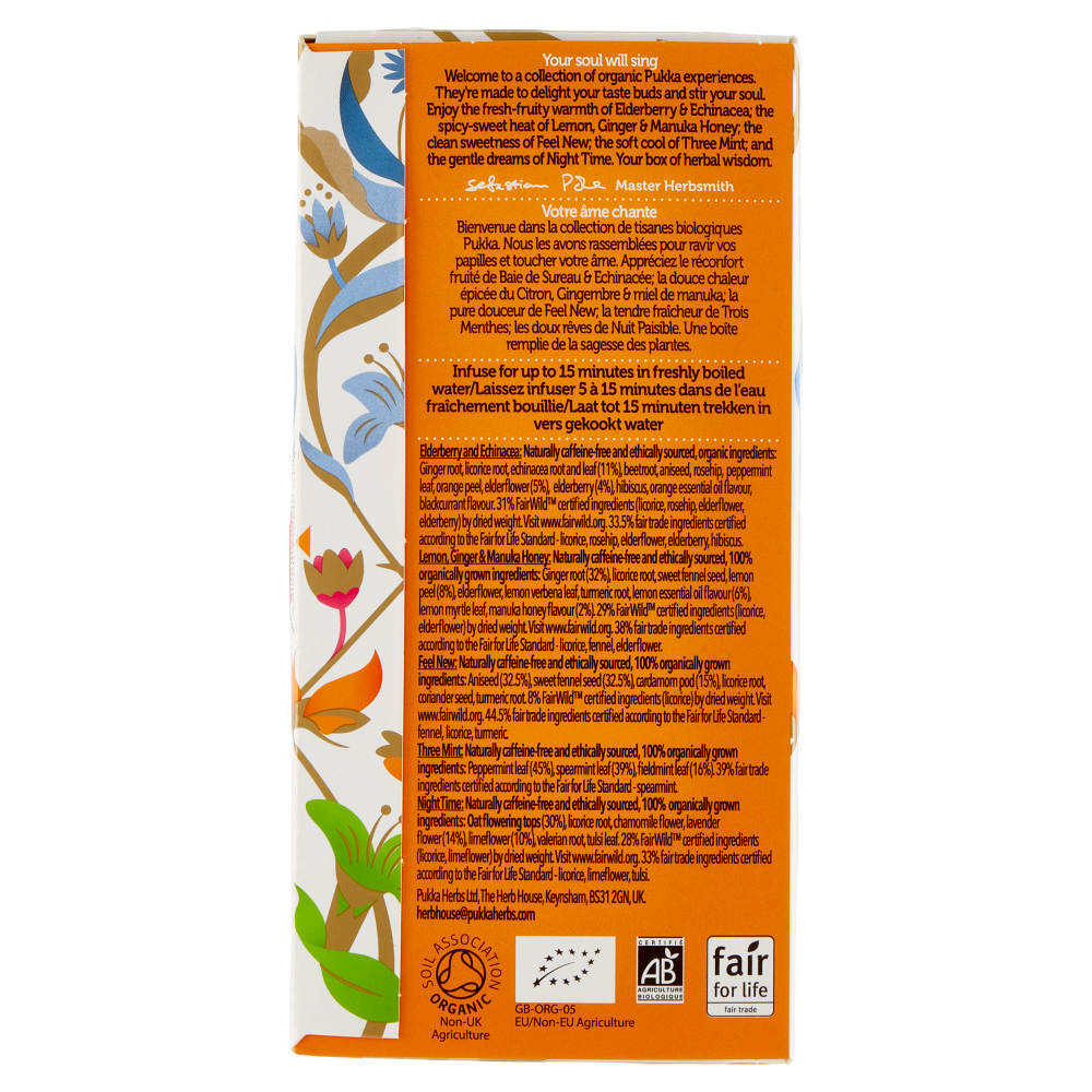 pukka herbal collection organic 5 x 4 bustine 34,4 g