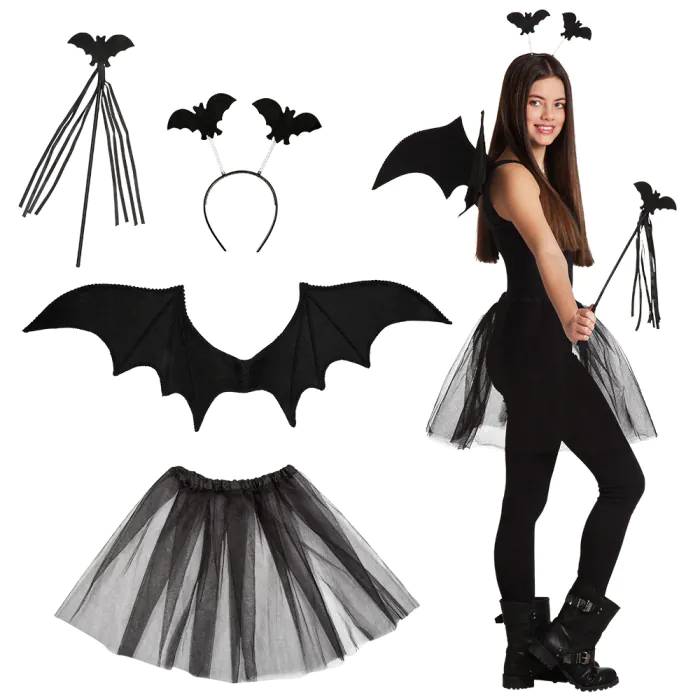 Boland 74391 - Kit scheletro, set decorativo 12 pezzi, 1 teschio e 11 ossa in plastica, decorazione Halloween, decorazione per feste, decorazione da tavola, bianco