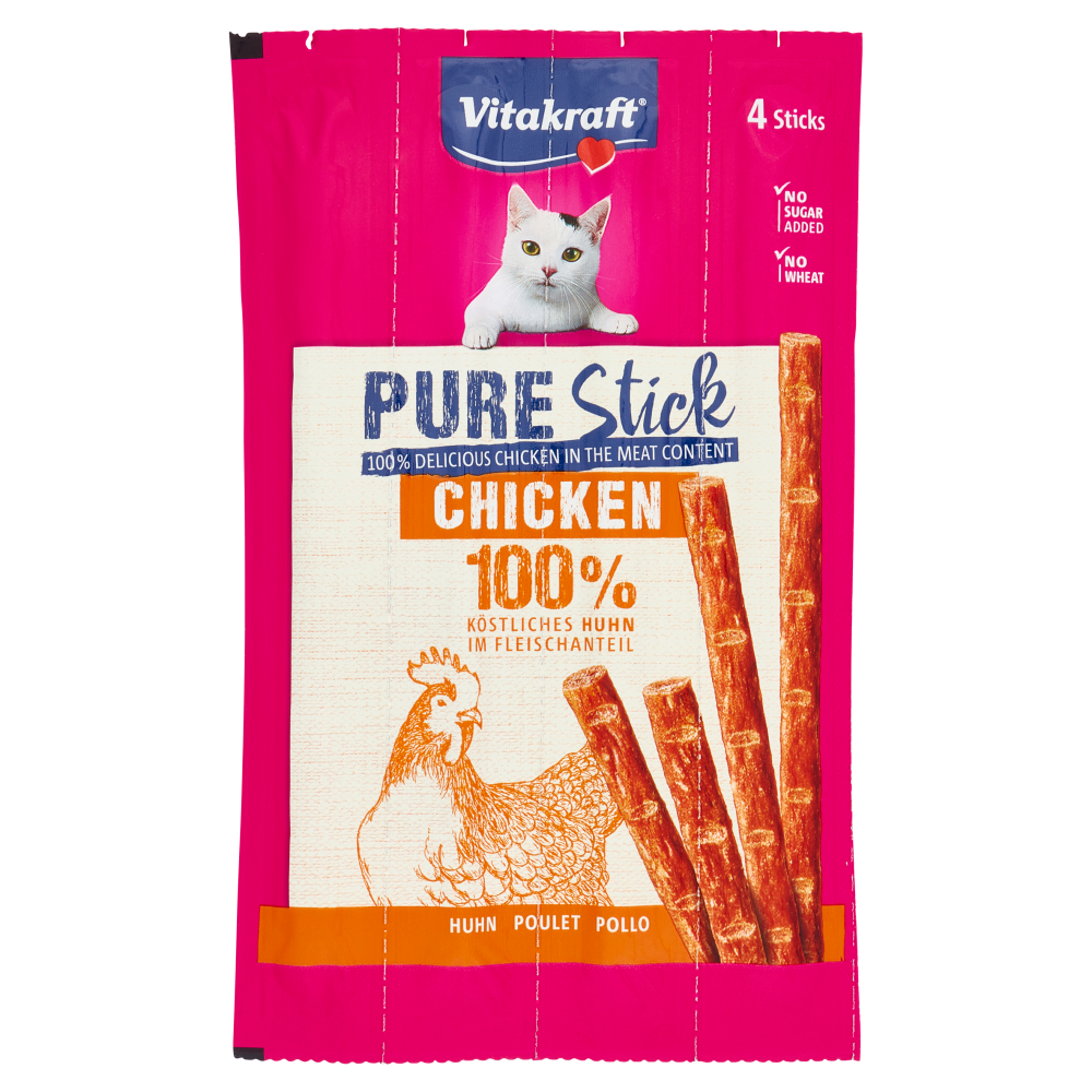Vitakraft Pure Stick Chicken 100% 4 x 5 g