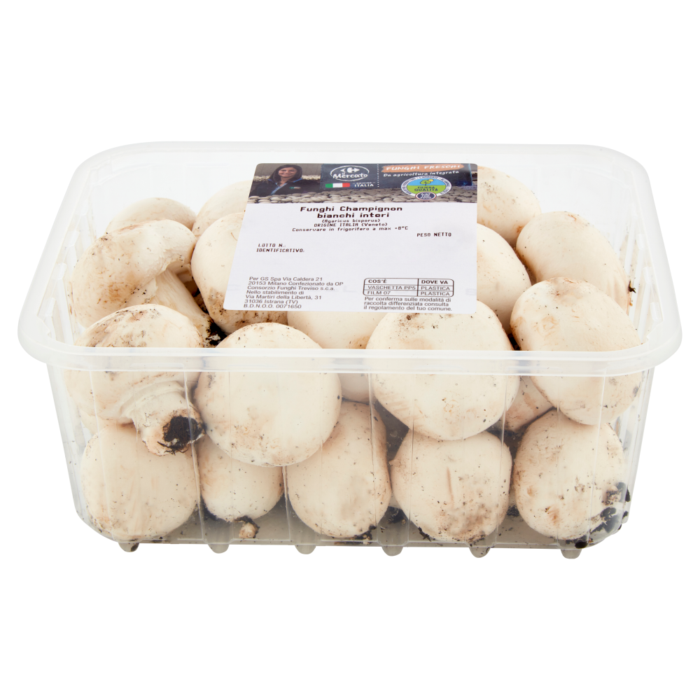 Carrefour il Mercato Funghi Champignon bianchi interi 0,500 kg