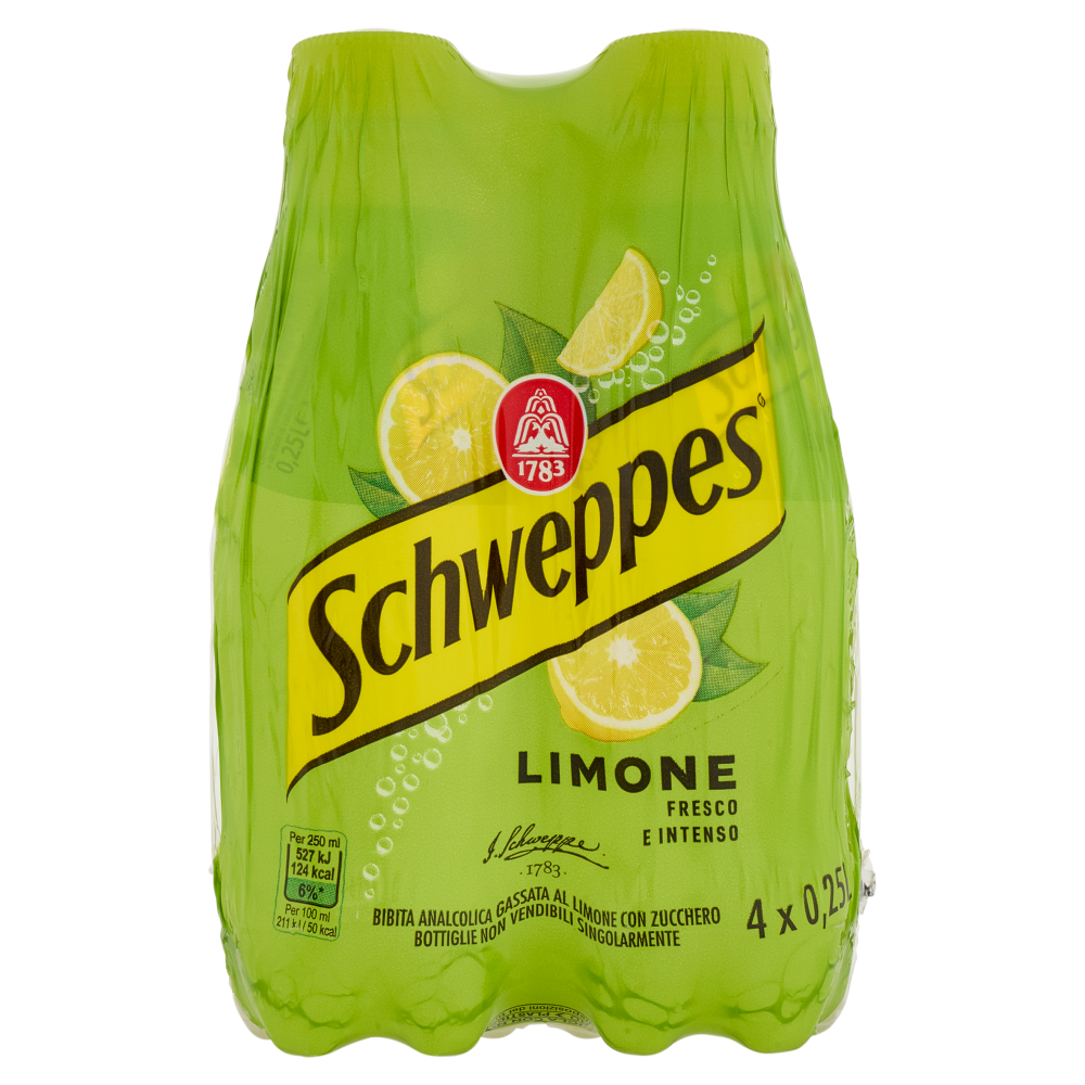 Schweppes Limone PET 4 x 0,25 L