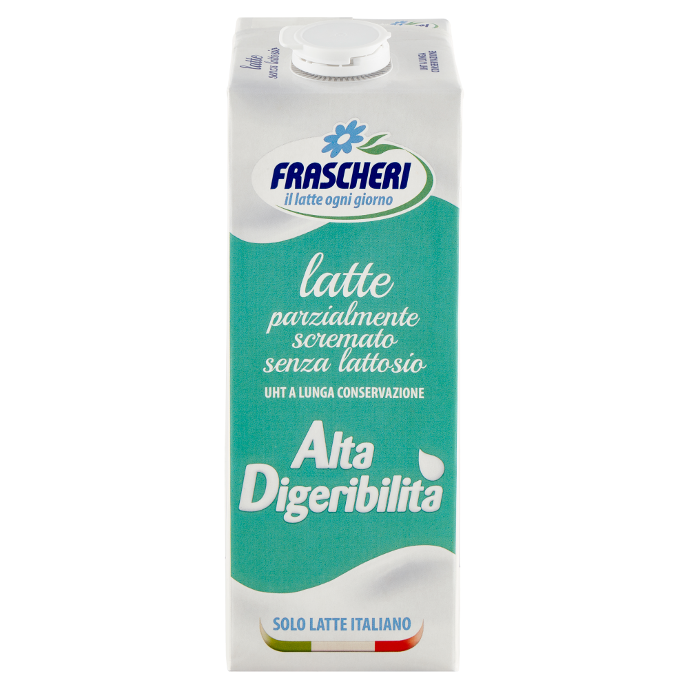 Frascheri latte parz. scremato senza lattosio UHT a Lunga Conservazione Alta Digeribilit&agrave; 1000 ml