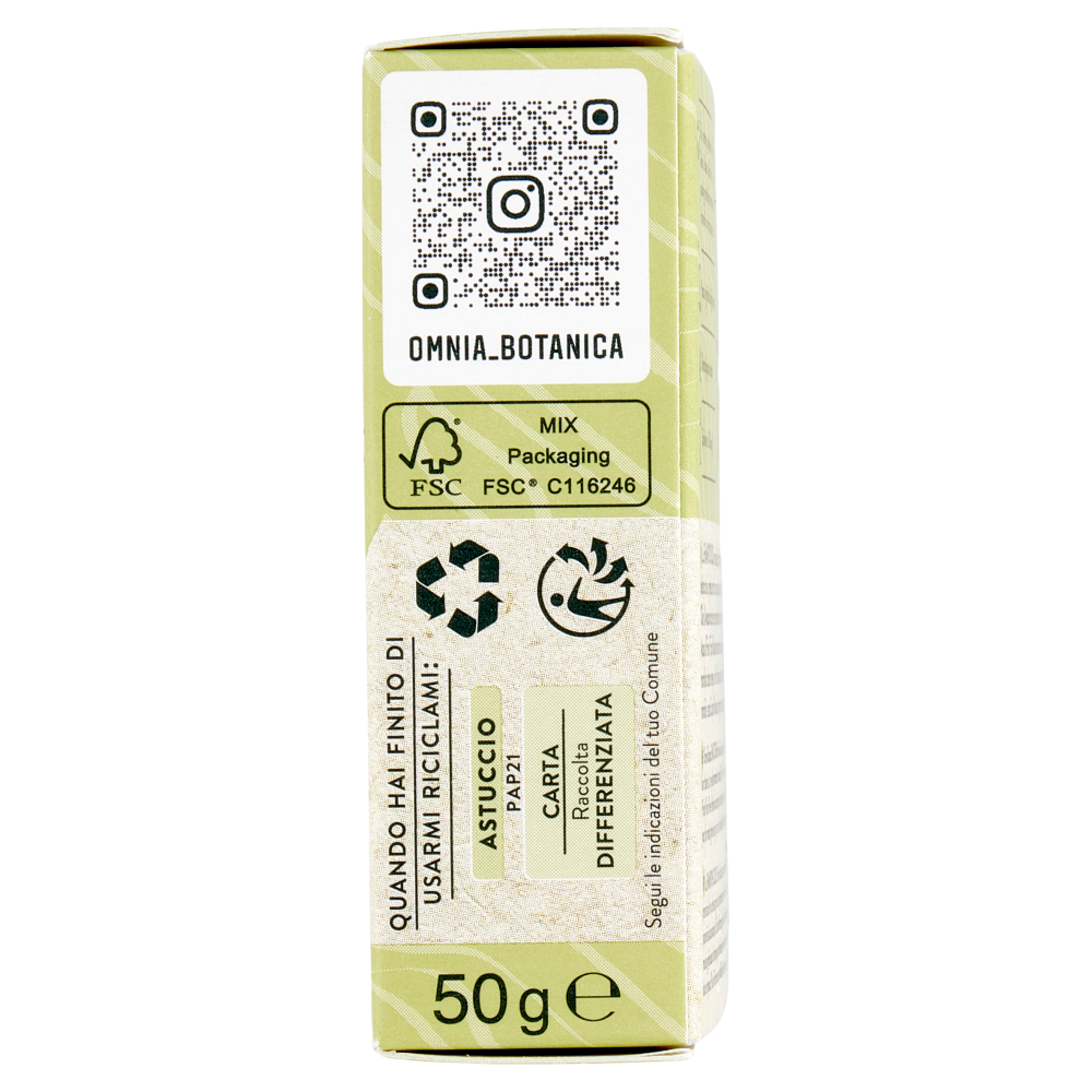 Omnia Botanica Shampoo Solido Capelli Secchi Avocado & Fico d'india 50 g