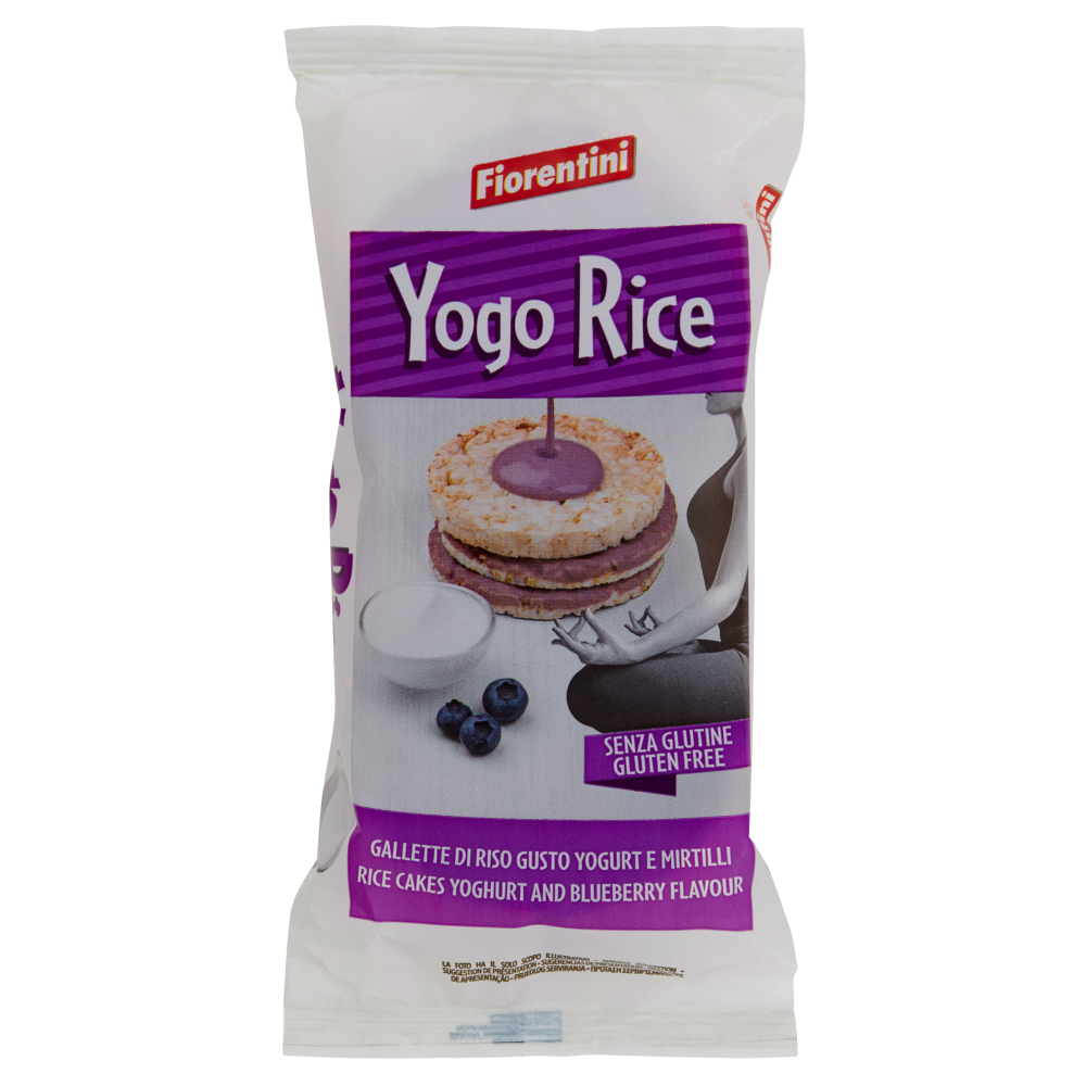Fiorentini le Originali Yogo Rice Gallette di Riso Yogurt e Mirtillo 100 g