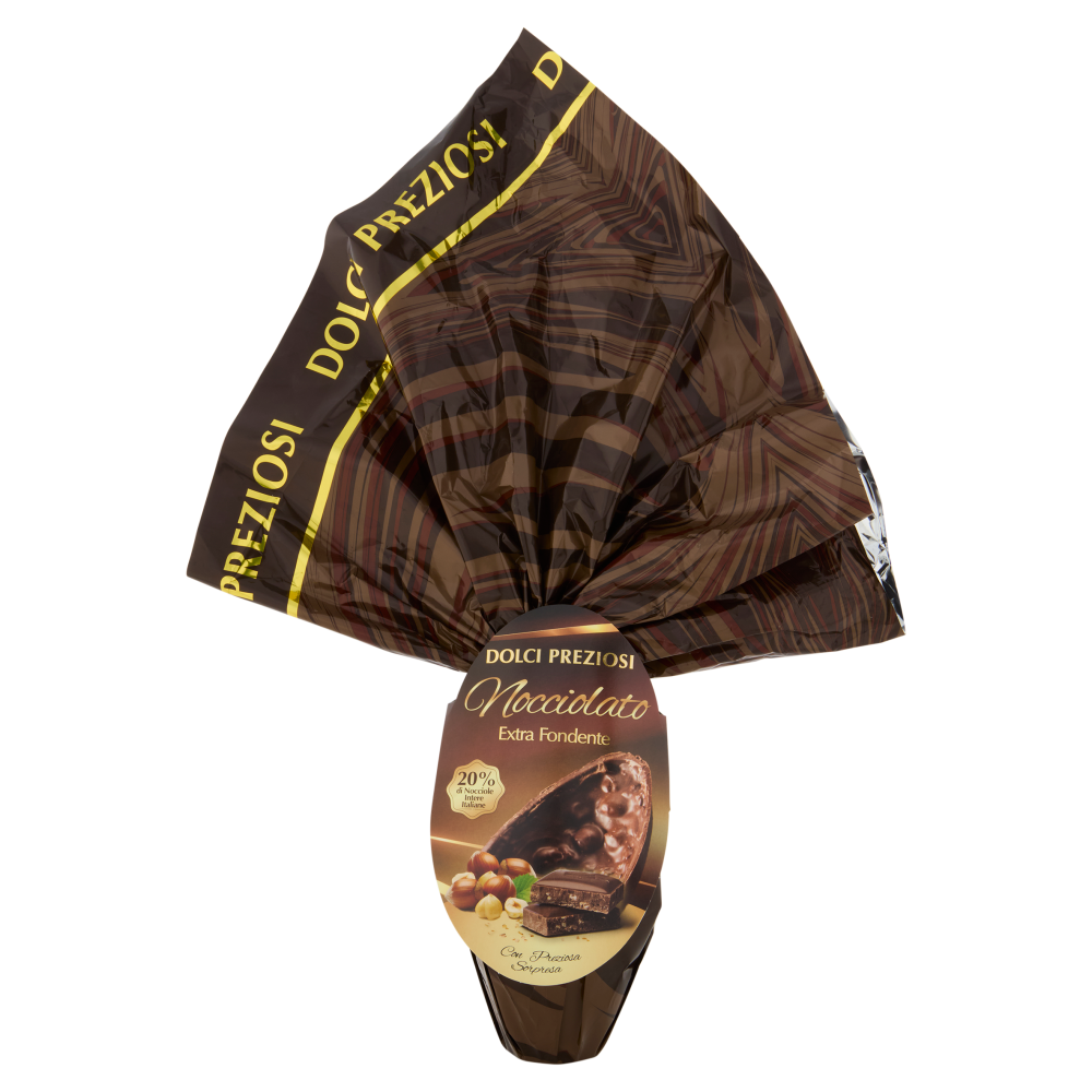 Dolci Preziosi Uovo Nocciolato Extra Fondente 400 g