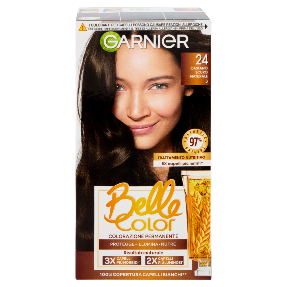 Garnier Belle Color Colorazione Permanente 24 Castano Scuro Naturale 3 