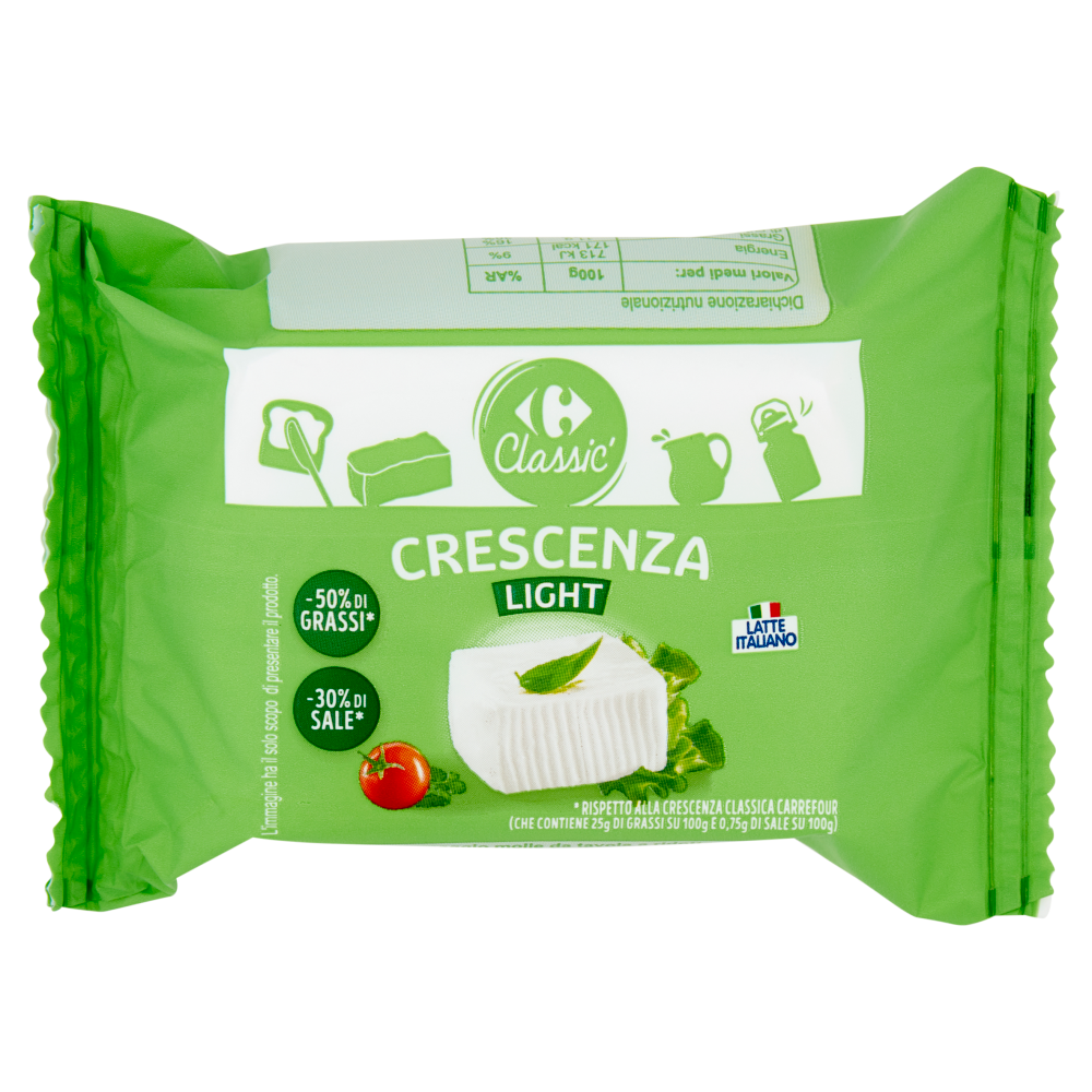 Carrefour Classic Crescenza Light 100 g