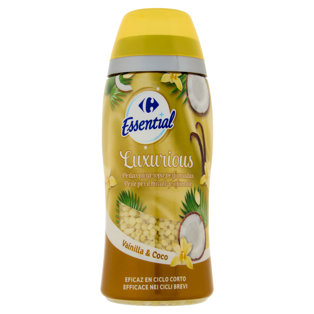 Carrefour Essential Luxurious Perle per il bucato profumate Vainilla & Coco 275 g