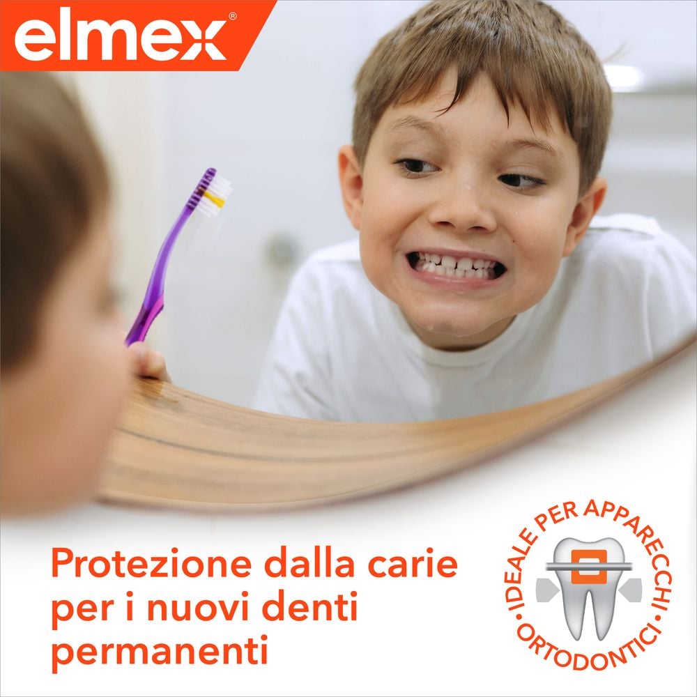 elmex dentifricio Junior bimbi, bambini 6-12 anni 75 ml