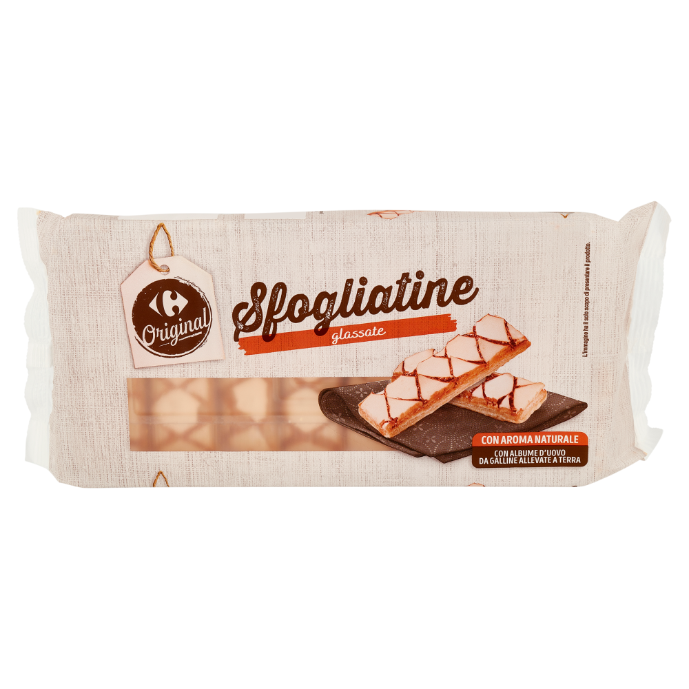 Carrefour Original Sfogliatine glassate 135 g