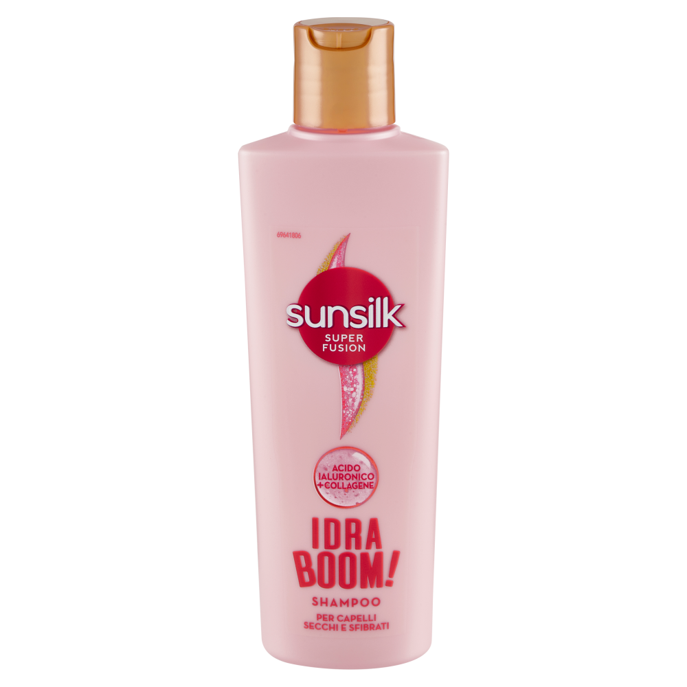 sunsilk Super Fusion Idra Boom! Shampoo per Capelli Secchi e Sfibrati 220 ml