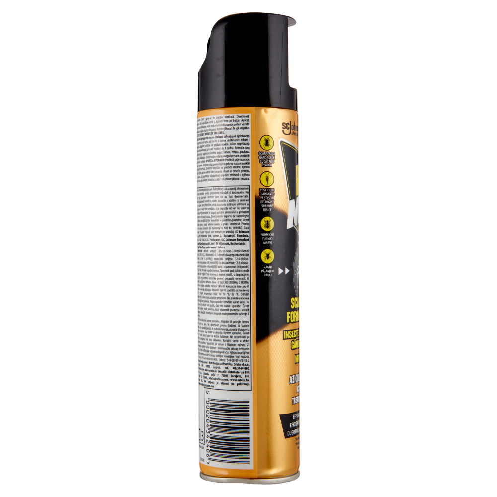 Raid Aerosol Max Scarafaggi e Formiche 3 in 1, Spray Insetticida, Efficace per 4 Settimane, 300 ml