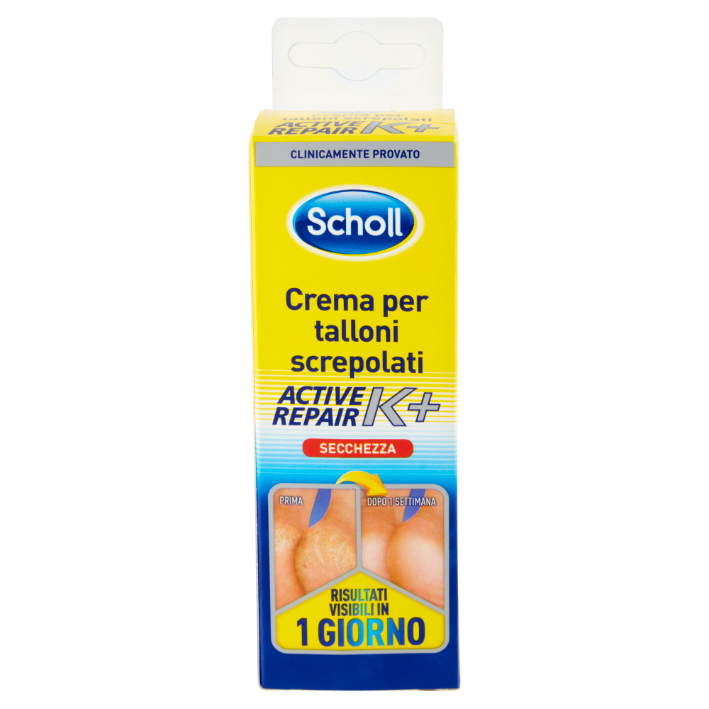 Scholl Secchezza Crema per talloni screpolati Active Repair K+ 60 ml