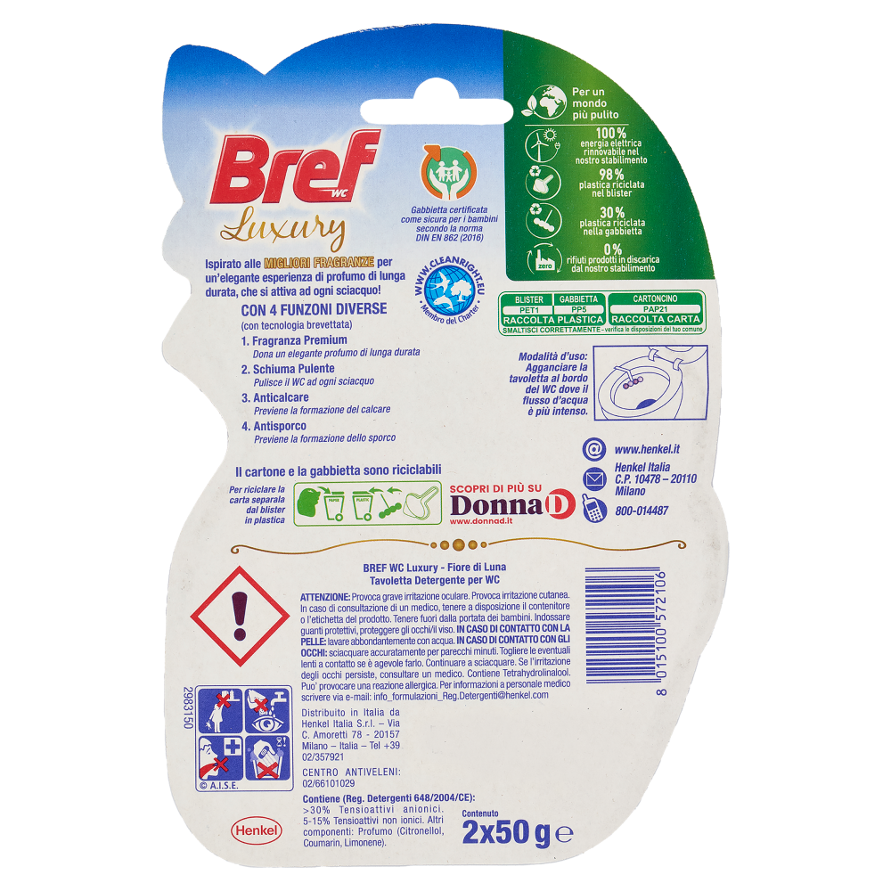 BREF WC Luxury Fiore di Luna 2 x 50 g