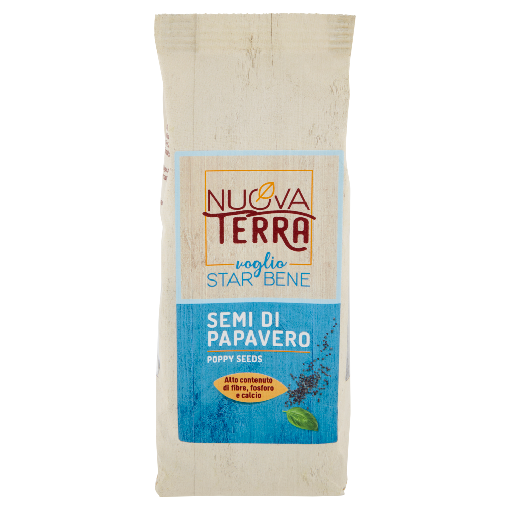 Nuova Terra voglio Star Bene Semi di Papavero 150 g