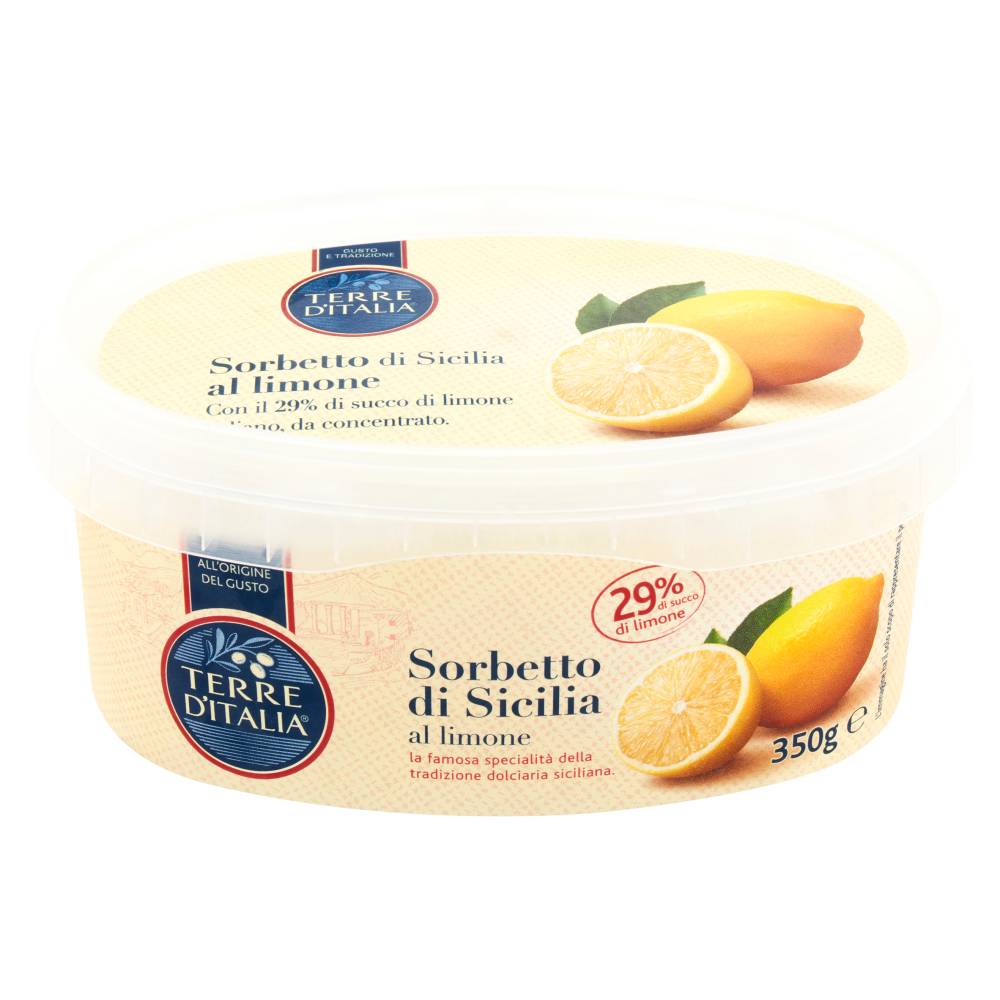 Terre d'Italia Sorbetto di Sicilia al limone 350 g