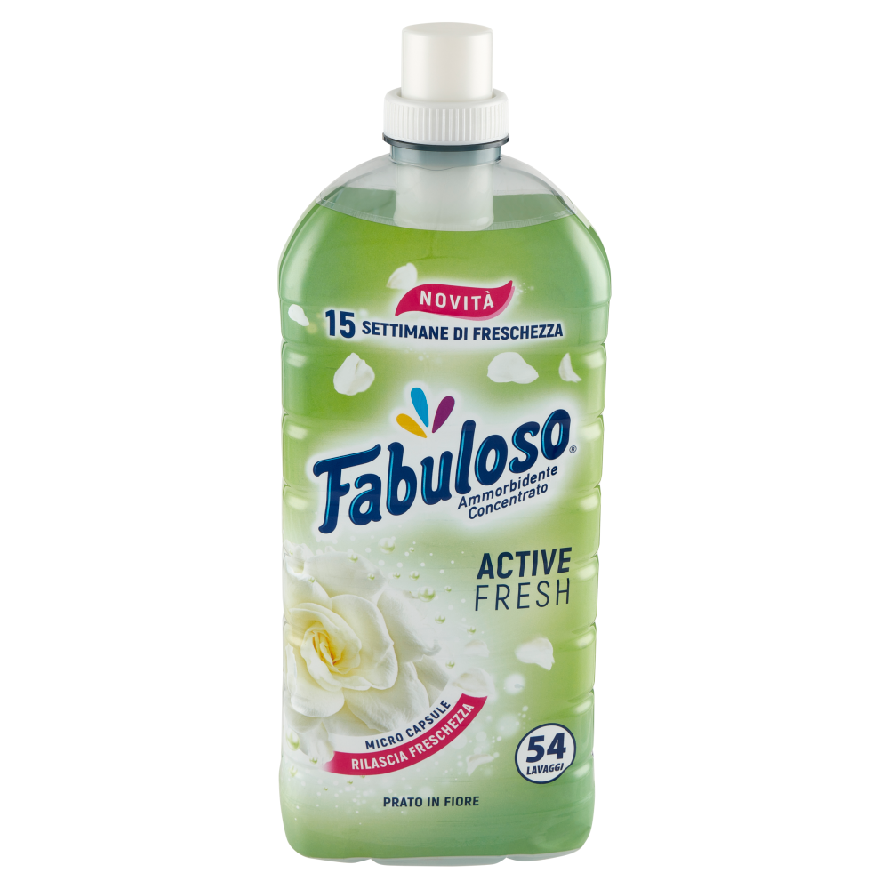 Fabuloso ammorbidente concentrato Active Fresh, prato in fiore, 1,25L