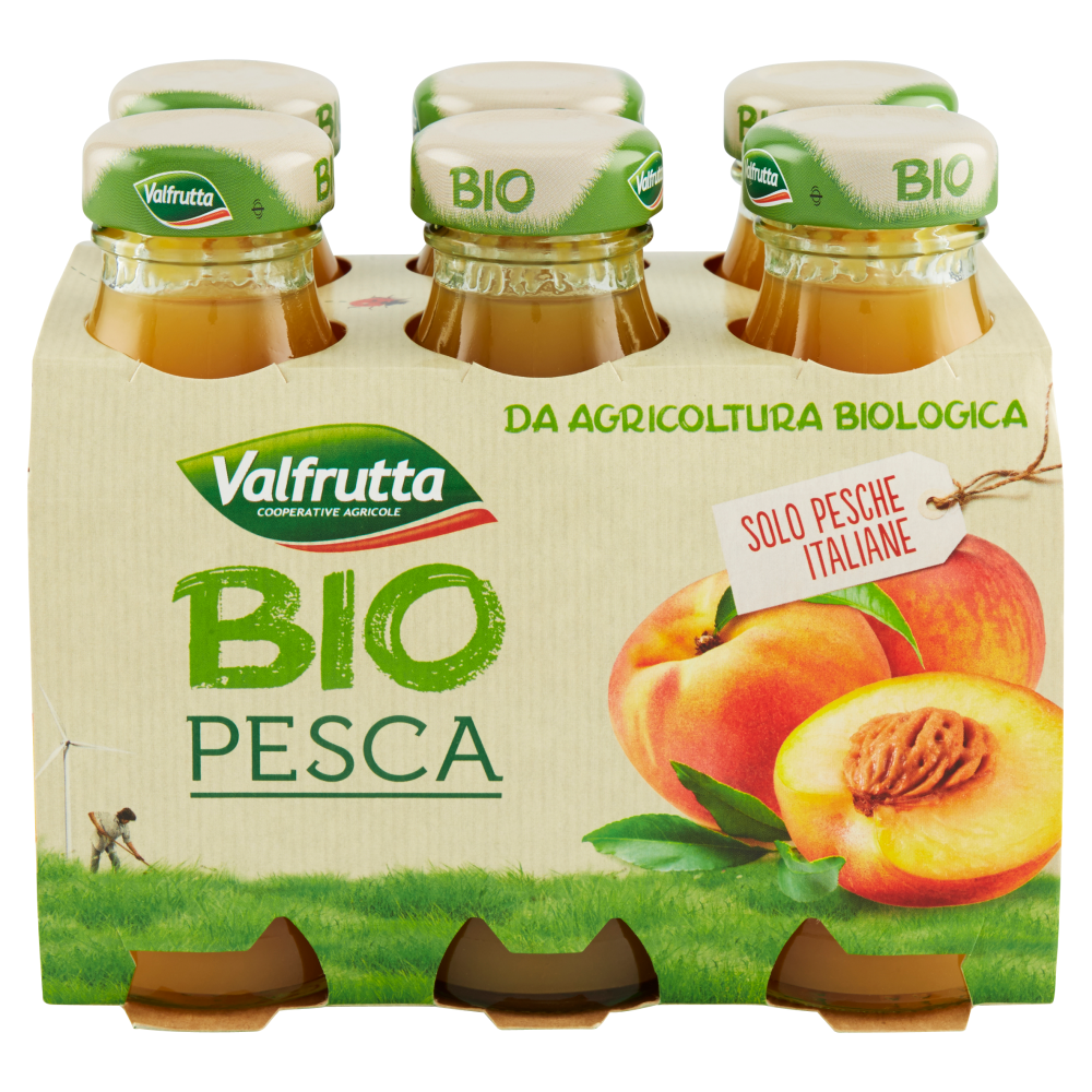 Valfrutta Bio Pesca 6 x 125 ml