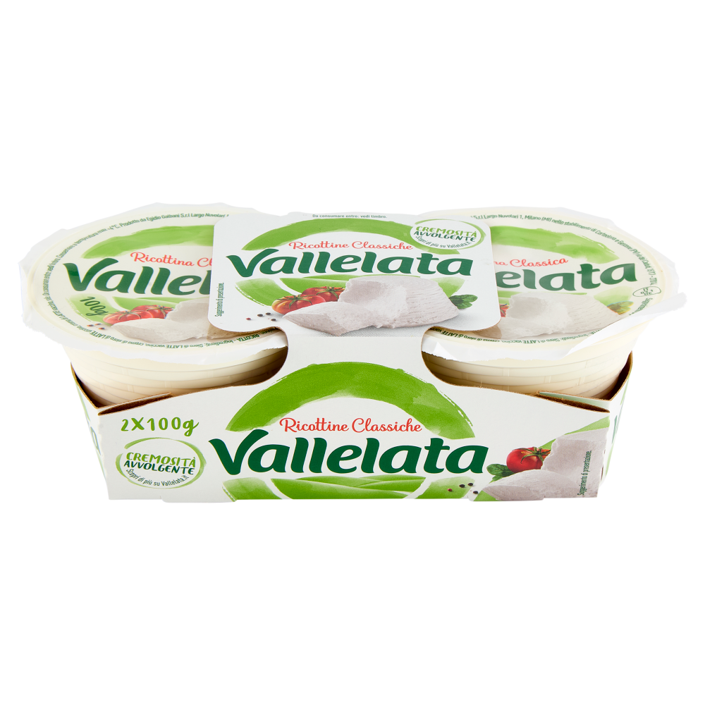 Vallelata Ricottine Classiche 2 x 100 g