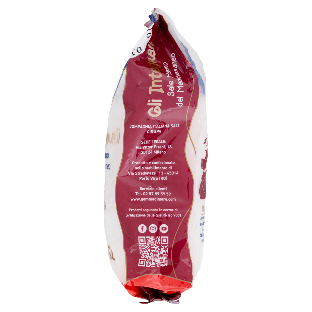 Gemma di mare Gli Integrali Sale Marino del Mediterraneo Grosso 1000 g