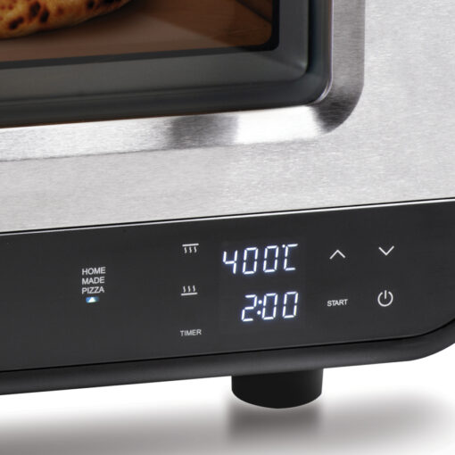 Macom 884 macchina e forno per pizza 1 pizza(e) 1700 W Nero, Acciaio inox