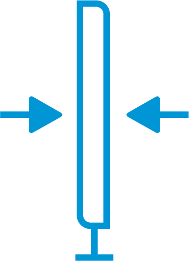 HP &Eacute;cran 24er de 60,45 cm (23,8 pouces) Monitor PC 60,5 cm (23.8") 1920 x 1080 Pixel Full HD LED Argento, Bianco