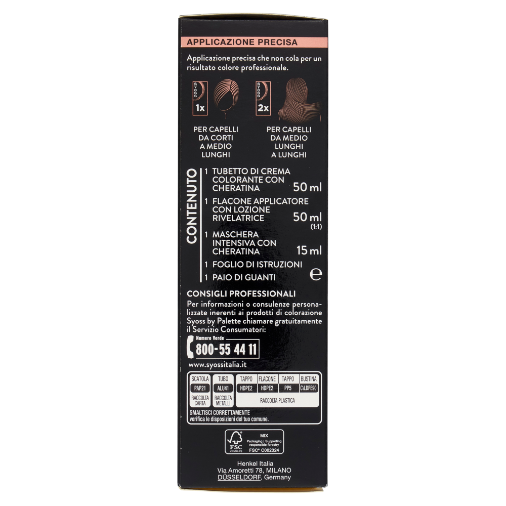 Syoss By Palette Colorazione Permanente 1_1 Nero
