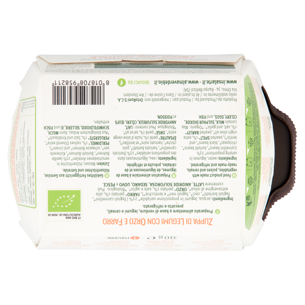 Almaverde bio Pronti ad arte! Zuppa di Legumi con Orzo e Farro 310 g