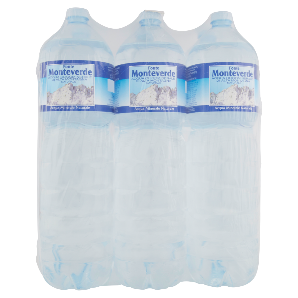 Fonte Monteverde Acqua Oligominerale di Alta Montagna Naturale 6 x 200 cl