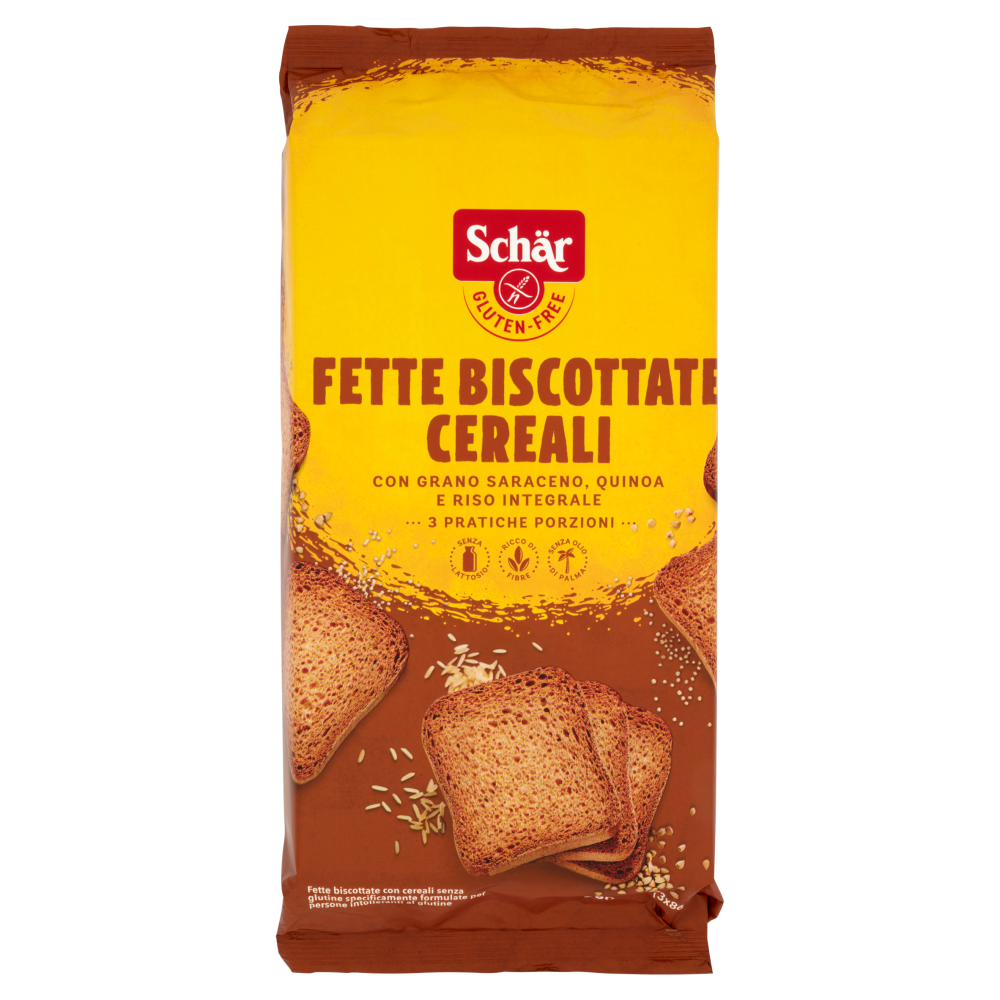 Schär Fette Biscottate Cereali 3 x 86,7 g